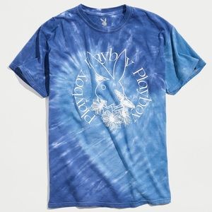 Playboy Tie Dye Flowers & Butterflies Shirt UO